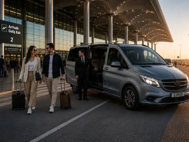 Istanbul Airport (IST) Private Arrival & Departure Transfer by 5-Seater Van