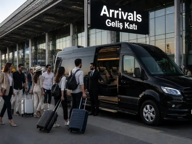 Istanbul Airport (IST) Private Arrival & Departure Transfer by Sprinter (10 Seater)