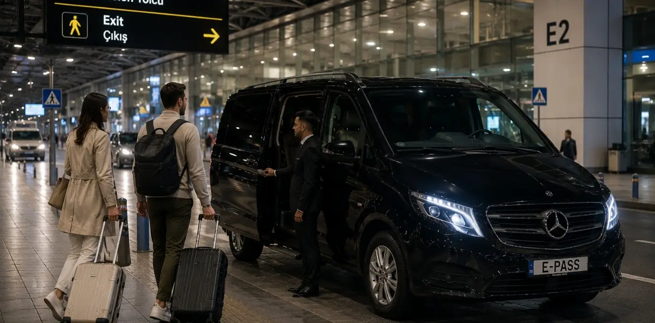 Sabiha Gokcen Airport Saw Private Arrival Departure Transfer By 5 Seater Van