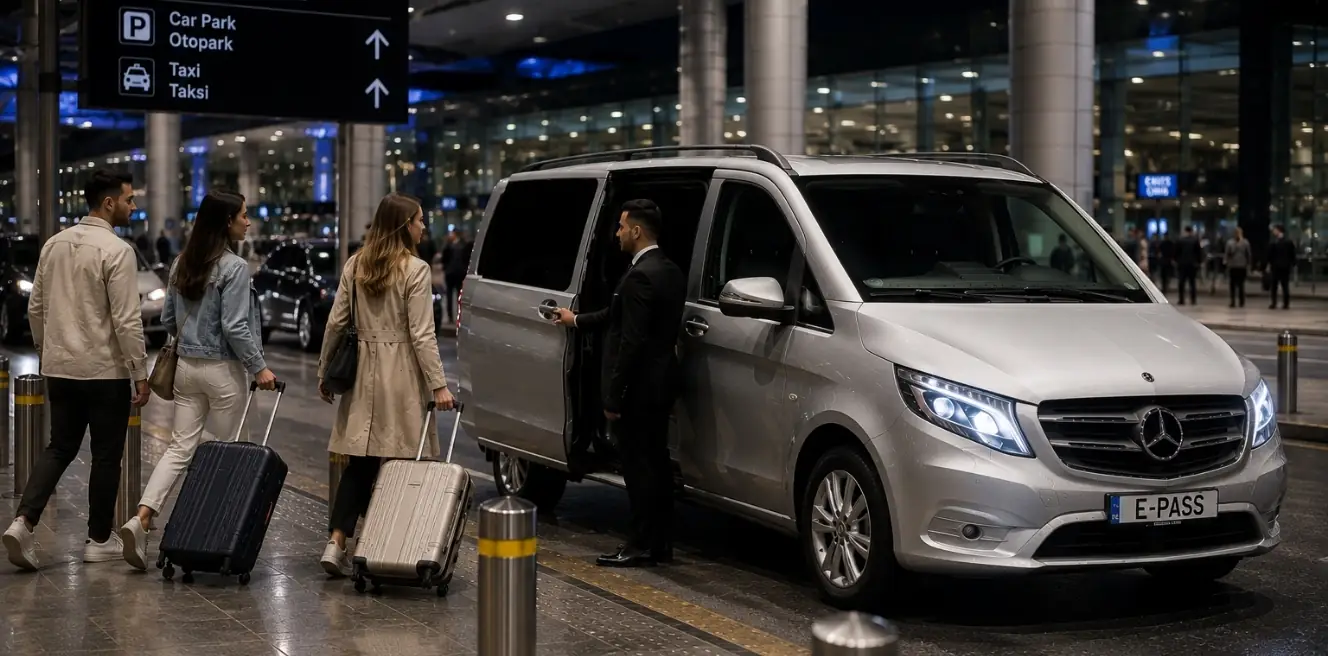 Sabiha Gokcen Airport Saw Private Arrival Departure Transfer By 5 Seater Van