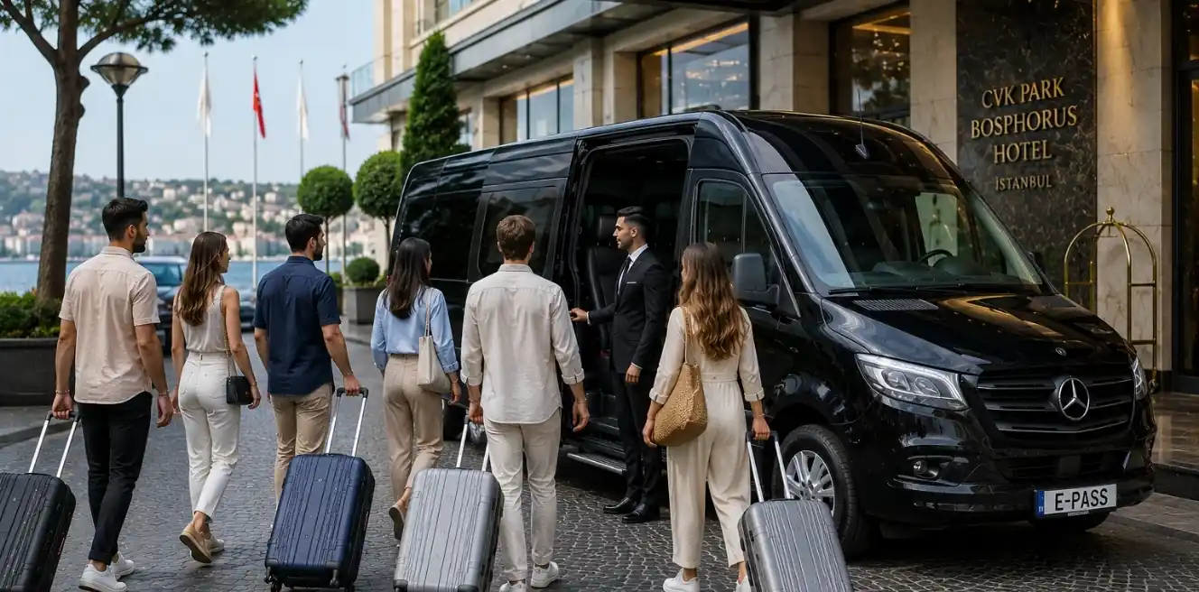 Sabiha Gokcen Airport Saw Private Arrival Departure Transfer By Sprinter 10 Seater 